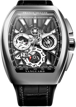Часы Franck Muller Vanguard Grande Date V_45_CC_GD_SQT_BR-steel